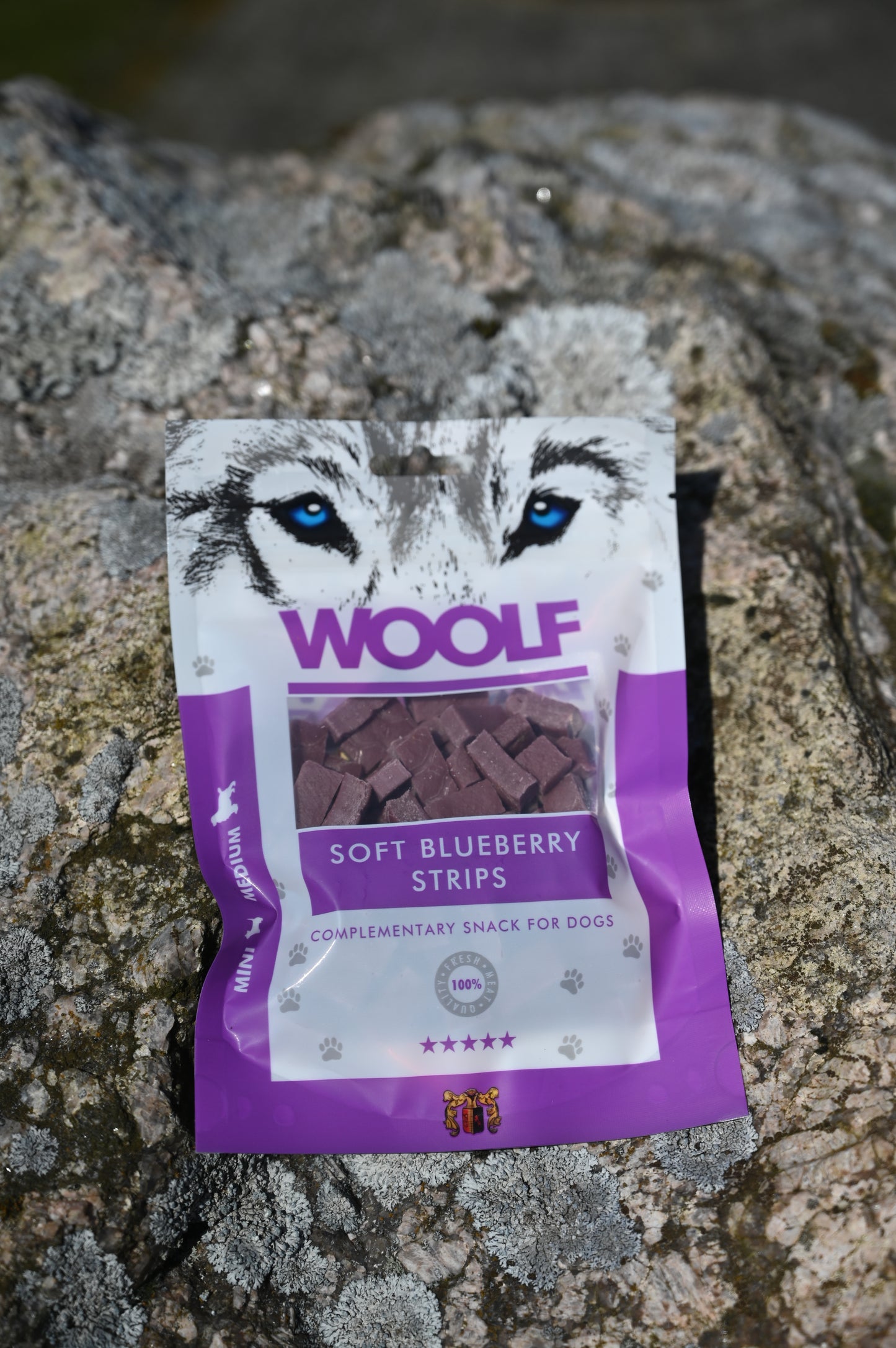 Woolf Soft Strips, Blåbær