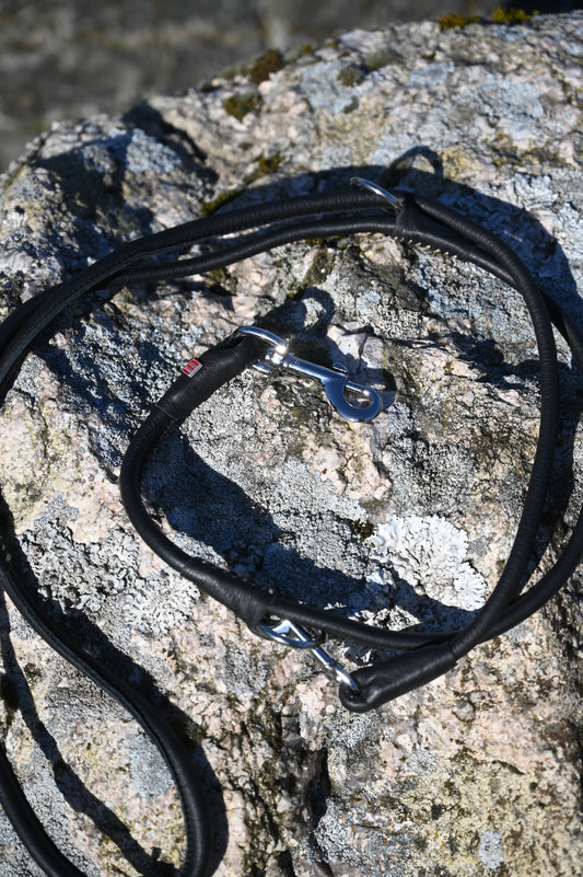 Rundsyet læderline - Nordicbands.dk